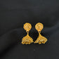 22K Yellow Gold Ornate Filigree Latkan Earrings | Traditional Indian Beaded Drops