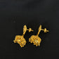 22K Gold Traditional Bell Drop Earrings