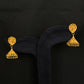 22K Gold Traditional Bell Drop Earrings