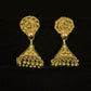 22K Yellow Gold Ornate Filigree Latkan Earrings | Traditional Indian Beaded Drops