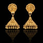 22K Yellow Gold Ornate Filigree Latkan Earrings | Traditional Indian Beaded Drops