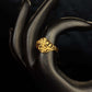 Lady's 22K Gold Floral Engraved Ring | Traditional Handcrafted Band