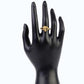 Gents  22K Gold Lattice Engraved Ring | Detailed Rectangular Signet