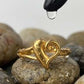 Gents  22K Gold Lattice Engraved Ring | Detailed Rectangular Signet