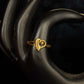 Gents  22K Gold Lattice Engraved Ring | Detailed Rectangular Signet