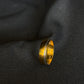 22K Gold Ladies Ring with Two-Tone Band.