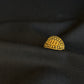 22K Gold Ladies Ring with Textured Band Pattern