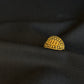 22K Gold Ladies Ring with Textured Band Pattern