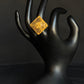 22K Gold Handcrafted Cocktail Ghat Ring - Traditional Indian Design
