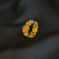 22K Gold Ladies Ring with Ornate Detailing.