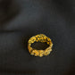 22K Gold Ladies Ring with Ornate Detailing.