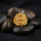 Gents 22K Gold Diamond-Mosaic Signet | Textured Artisan Statement Ring