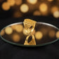 Gents 22K Gold Diamond-Mosaic Signet | Textured Artisan Statement Ring
