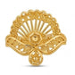 Gents 22K Gold Star-Motif Signet Ring | Heritage Etched Fashion Band