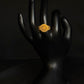 22K Gold Halo Ring with Intricate Detailing - Classic Elegance