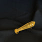 22K Gold Ladies Finger Ring with Intricate Textured Design - Elegant & Unique