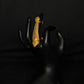 22K Gold Ladies Finger Ring with Intricate Textured Design - Elegant & Unique