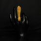 22K Gold Ladies Finger Ring with Intricate Textured Design - Elegant & Unique