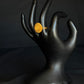 22K Gold Ladies Ring with Intricate Circular Motif.