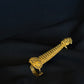 22K Gold Ladies Adjustable Finger Ring with Intricate Filigree Design - Unique & Elegant