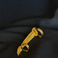 22K Gold Ladies Adjustable Finger Ring with Intricate Filigree Design - Unique & Elegant