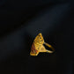 22K Gold Traditional Filigree Ring - Elegant Handcrafted Jewelry