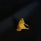 22K Gold Traditional Filigree Ring - Elegant Handcrafted Jewelry