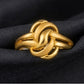 WoGents  22K Gold Broad Textured Band | Luxury Multi-Pattern Ring