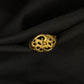 Lady's 22K Gold Sunburst Medallion Ring | Royal Textured Statement