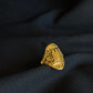 22K Gold Ladies Ring with Distinctive Textured Design