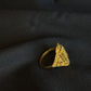 22K Gold Ladies Ring with Distinctive Textured Design