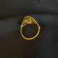22K Gold Ladies Ring with Distinctive Textured Design