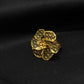 22K Gold Floral Filigree Ring - Handcrafted Traditional Jewelry