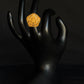 22K Gold Floral Statement Ring - Intricate Handcrafted Design