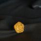 22K Gold Floral Statement Ring - Intricate Handcrafted Design