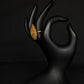 22K Gold Teardrop Ring - Elegant Handcrafted Jewelry