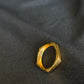 22K Gold Ladies Ring with Unique Geometric Shape