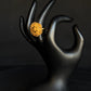 22K Gold Traditional Floral Ring - Handcrafted Elegant Design