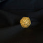 22K Gold Traditional Floral Ring - Handcrafted Elegant Design