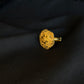 22K Gold Traditional Floral Ring - Handcrafted Elegant Design