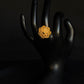 22K Gold Floral Filigree Ring - Elegant & Lightweight Traditional Design