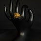 22K Gold Openwork Dome Ladies Ring.