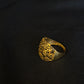 22K Gold Openwork Dome Ladies Ring.