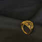 22K Gold Openwork Dome Ladies Ring.