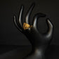22K Gold Openwork Dome Ladies Ring.