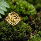Gents  22K Gold Vertical Ribbed Signet Ring | Modern Textured Band
