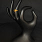 22K Gold Knot Ring - Minimalist & Elegant Design