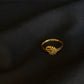 22K Gold Shell Design Ring - Minimalist & Elegant