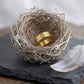 Modern 22K Gold Honeycomb Texture Ring | WoGents Contemporary Band