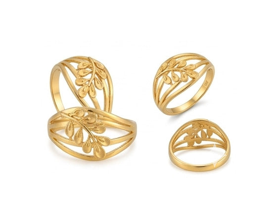 Gents  22K Gold Lattice Shield Signet | Ornate Traditional Pattern Ring